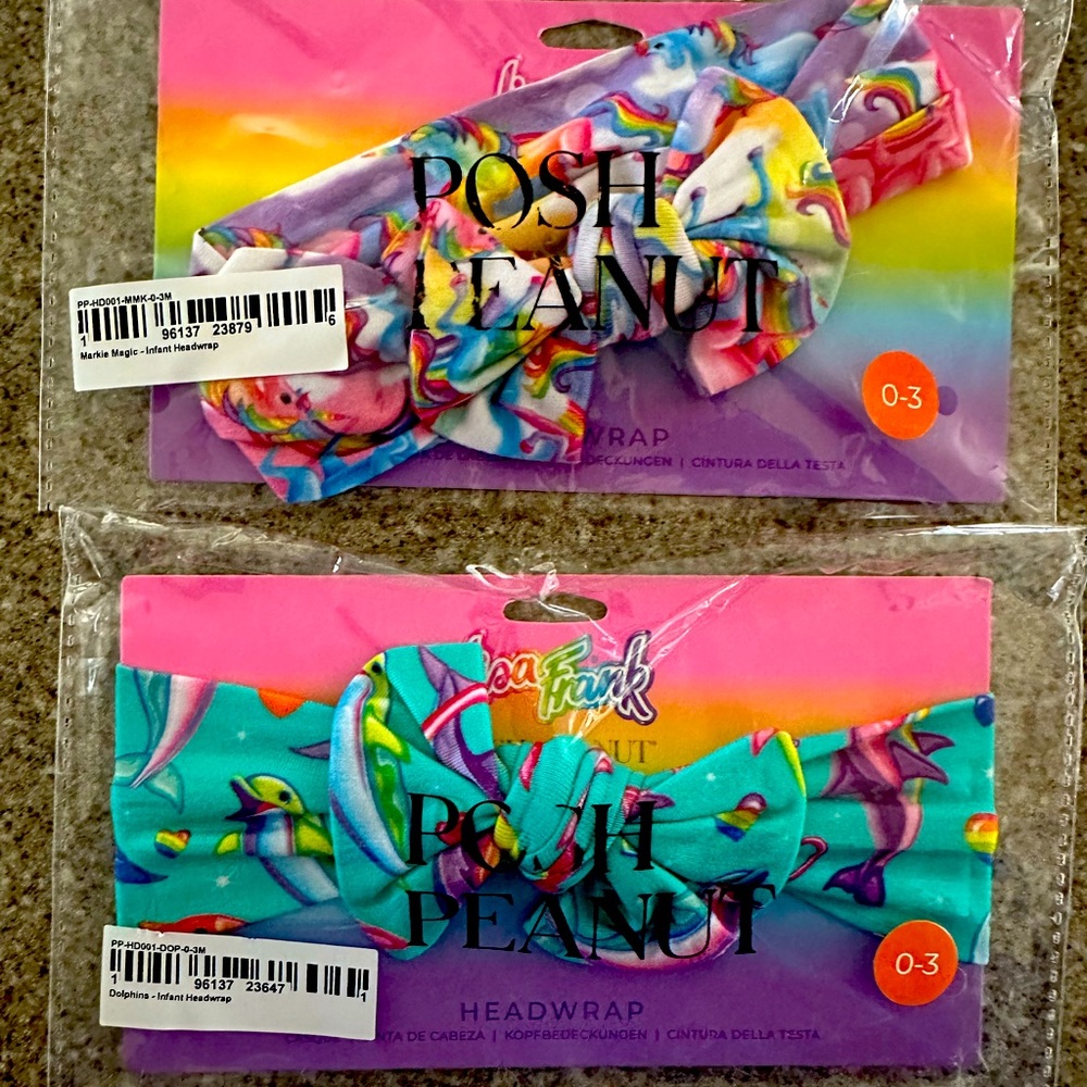 Posh Peanut Lisa Frank headbands